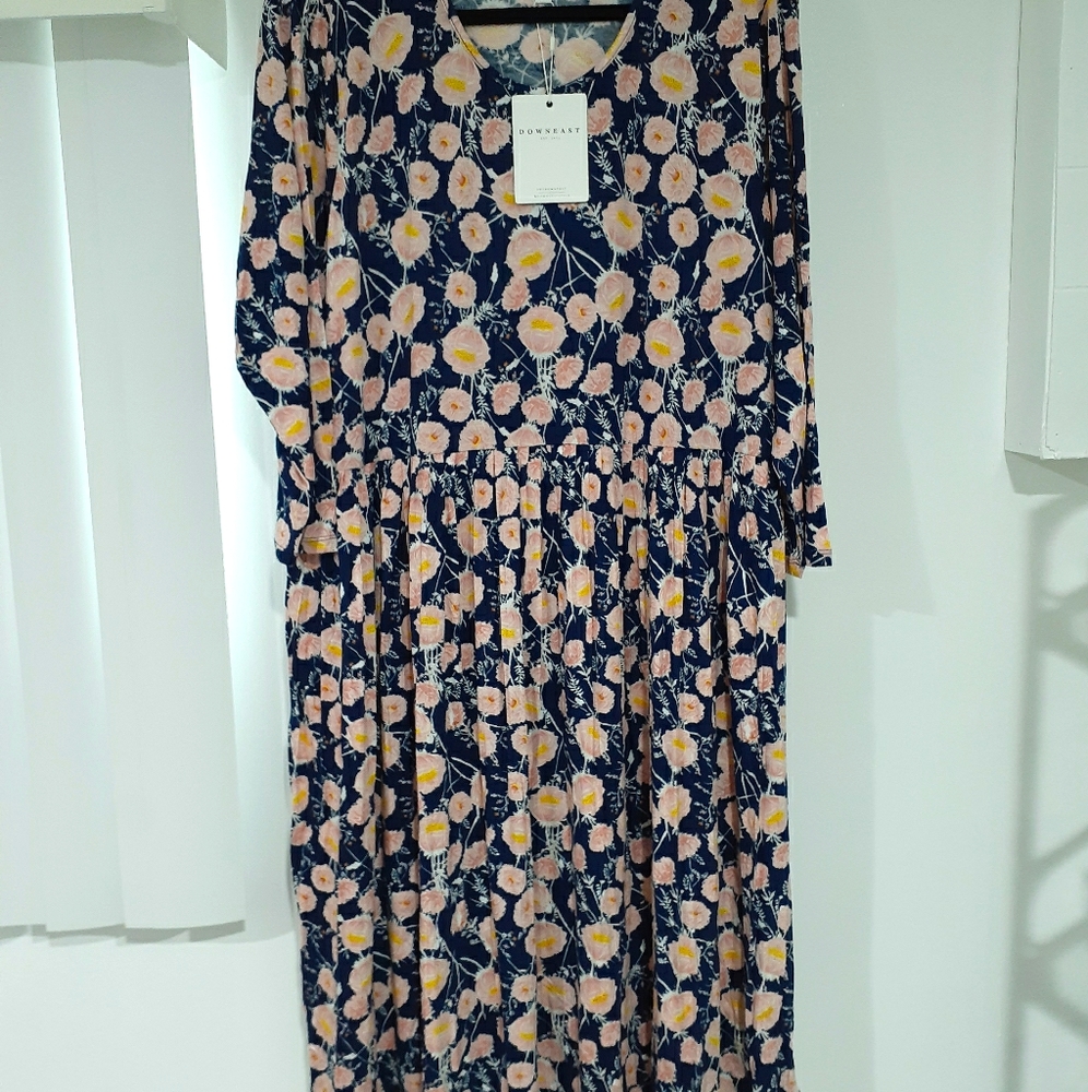 Floral Navy Dress